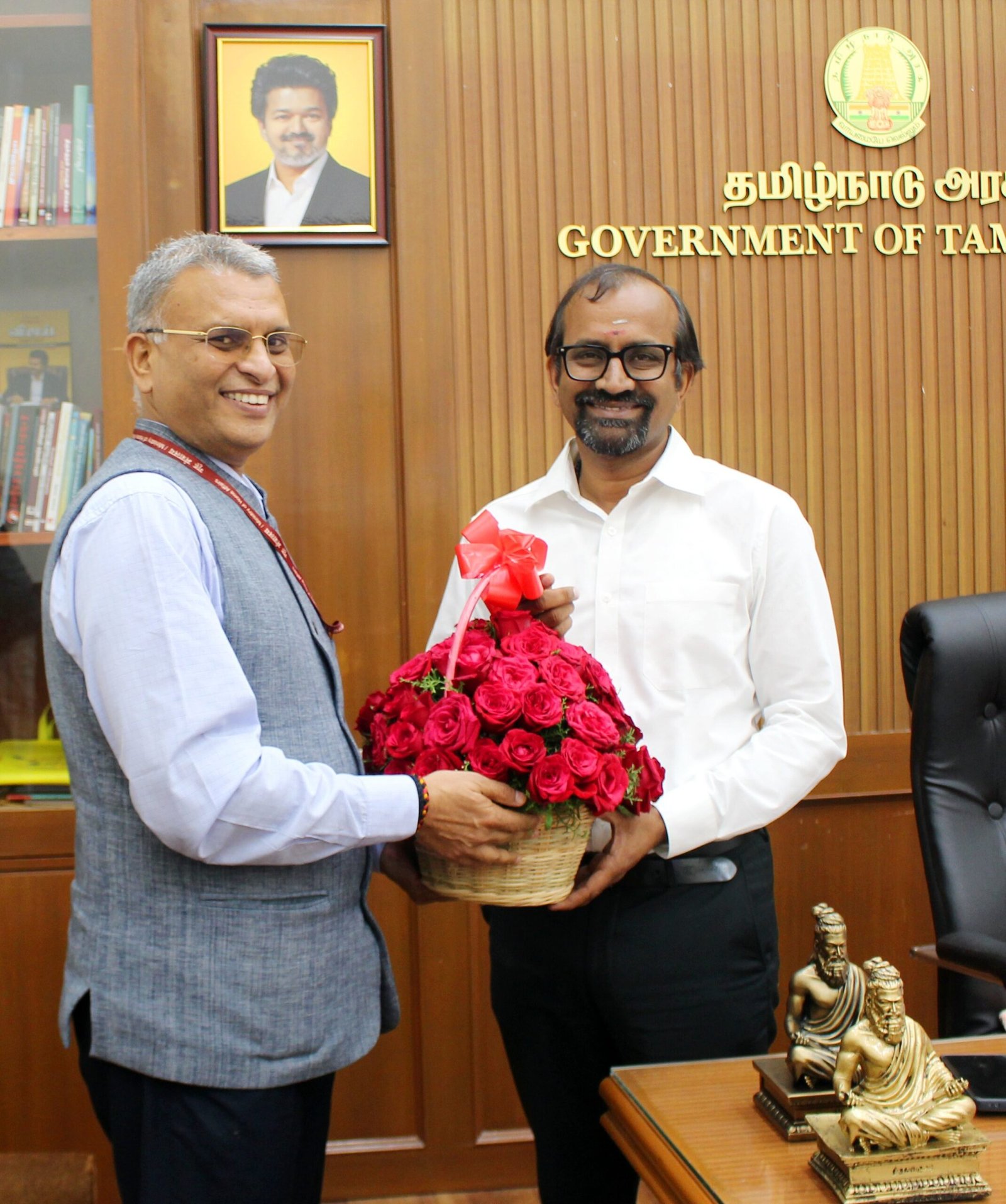 தேசிய கூட்டுறவு வளர்ச்சி கழகத்தின் மேலாண்மை இயக்குநர் -அமைச்சருடன் சந்திப்பு